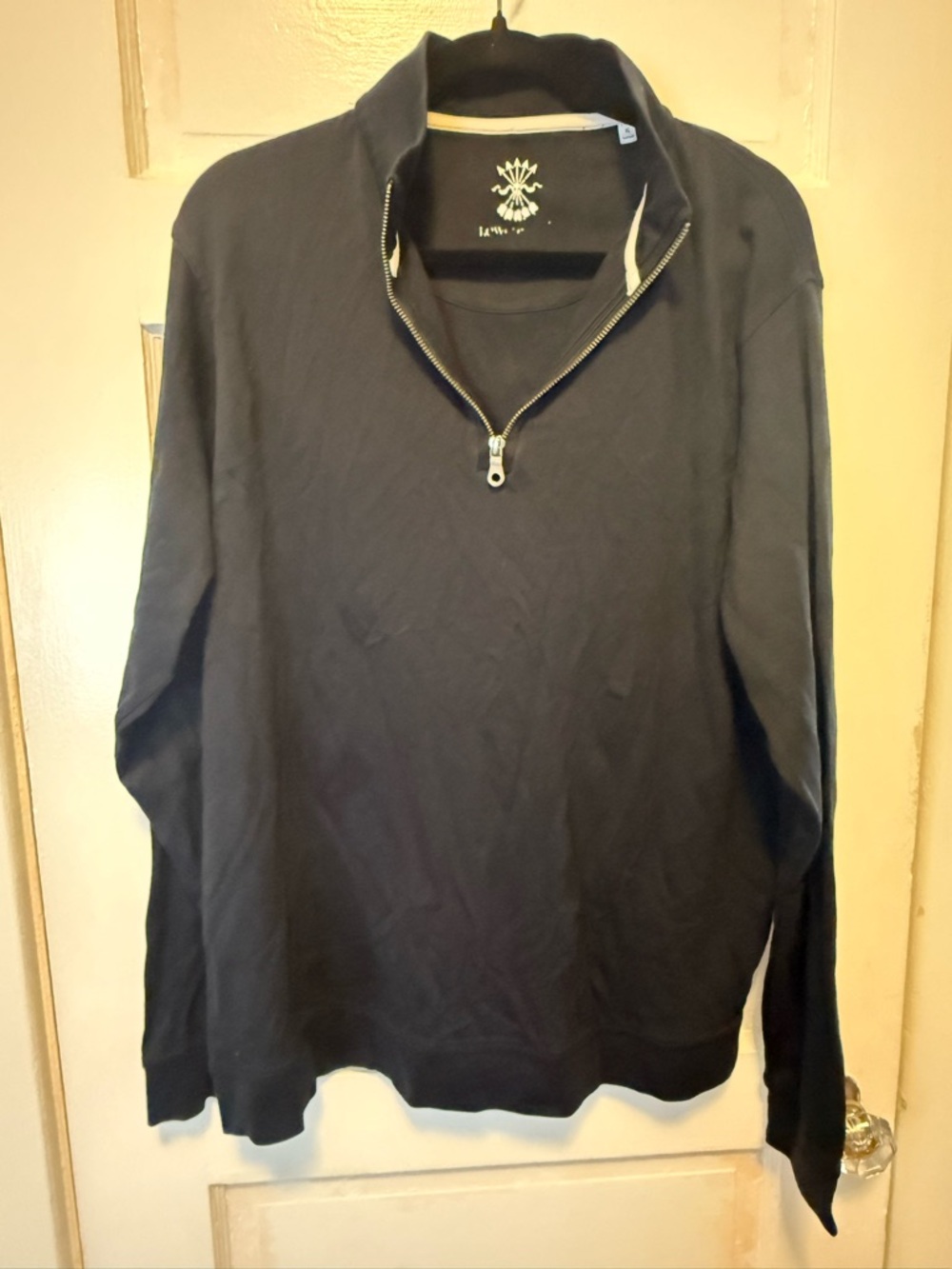Nautica Men's Navy Quarter-Zip Pullover Sweater